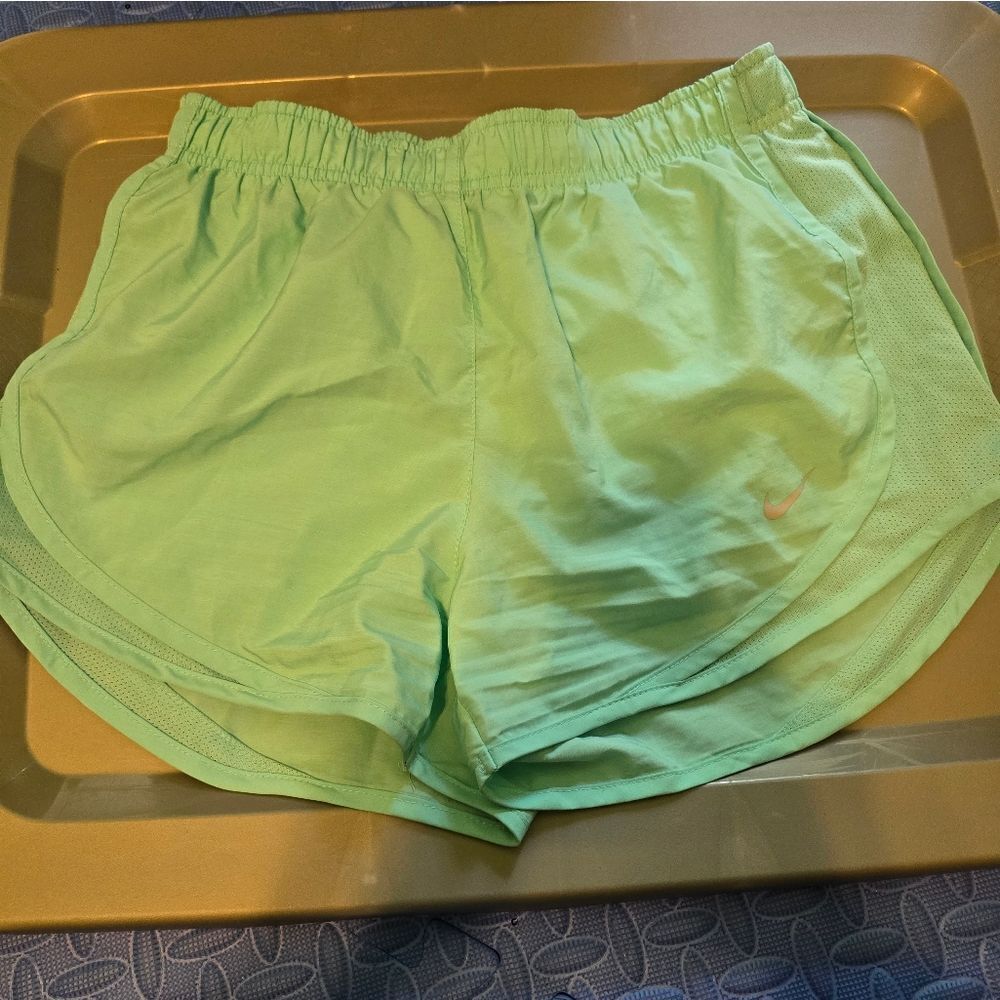 Nike Women's Dri-fit Tempo Shorts Size Small Aqua Blue